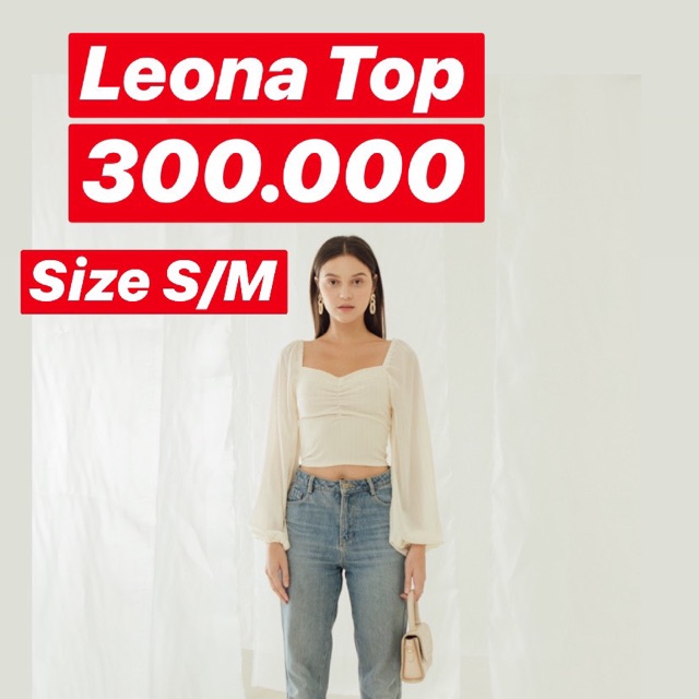 LEONA TOP & PEGGY TOP WHITE OUDRE