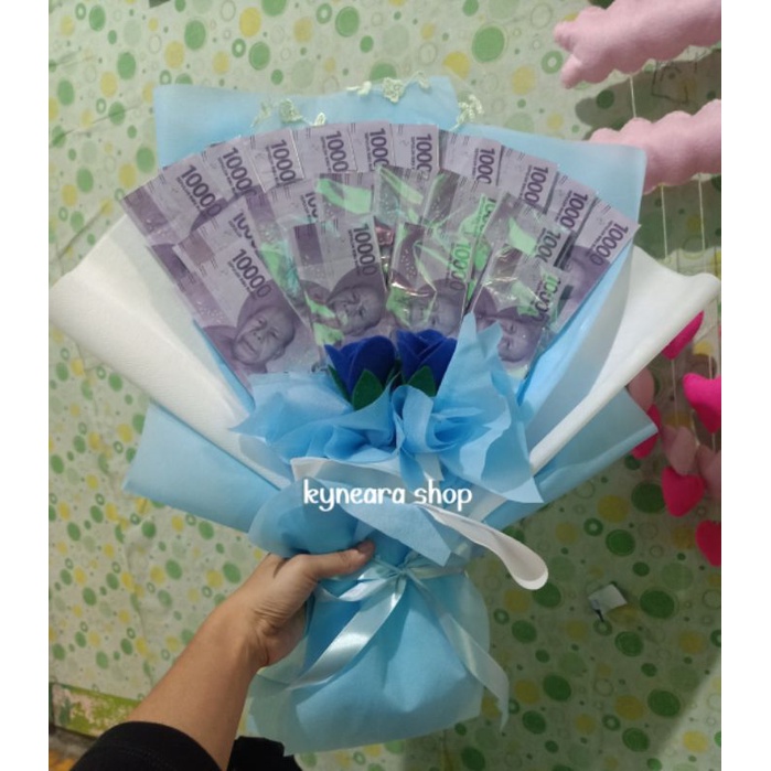 

buket uang custom (tanpa uang)