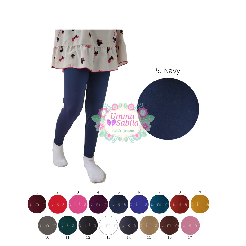 Celana Legging Anak Dalaman Anak Cewek 5-6 tahun