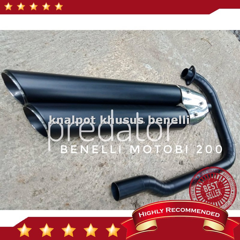 Harga knalpot benelli motobi 200 efi