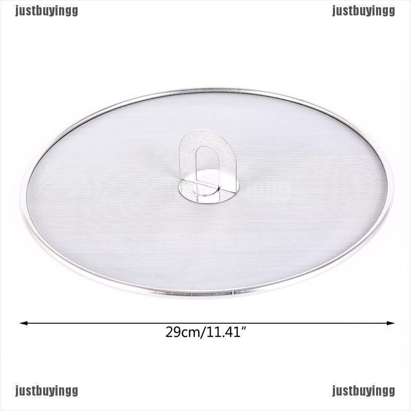 JB✪ stainless steel cover lid oil proofing frying pan splatter screen spill proof