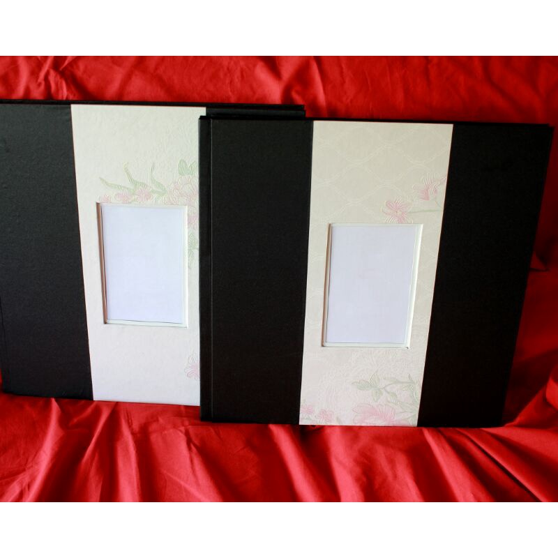 ALBUM PHOTO MAGNETIC/ LUBANG 4R/ 10 SHEET/ BLACK SHEET/ SMALL