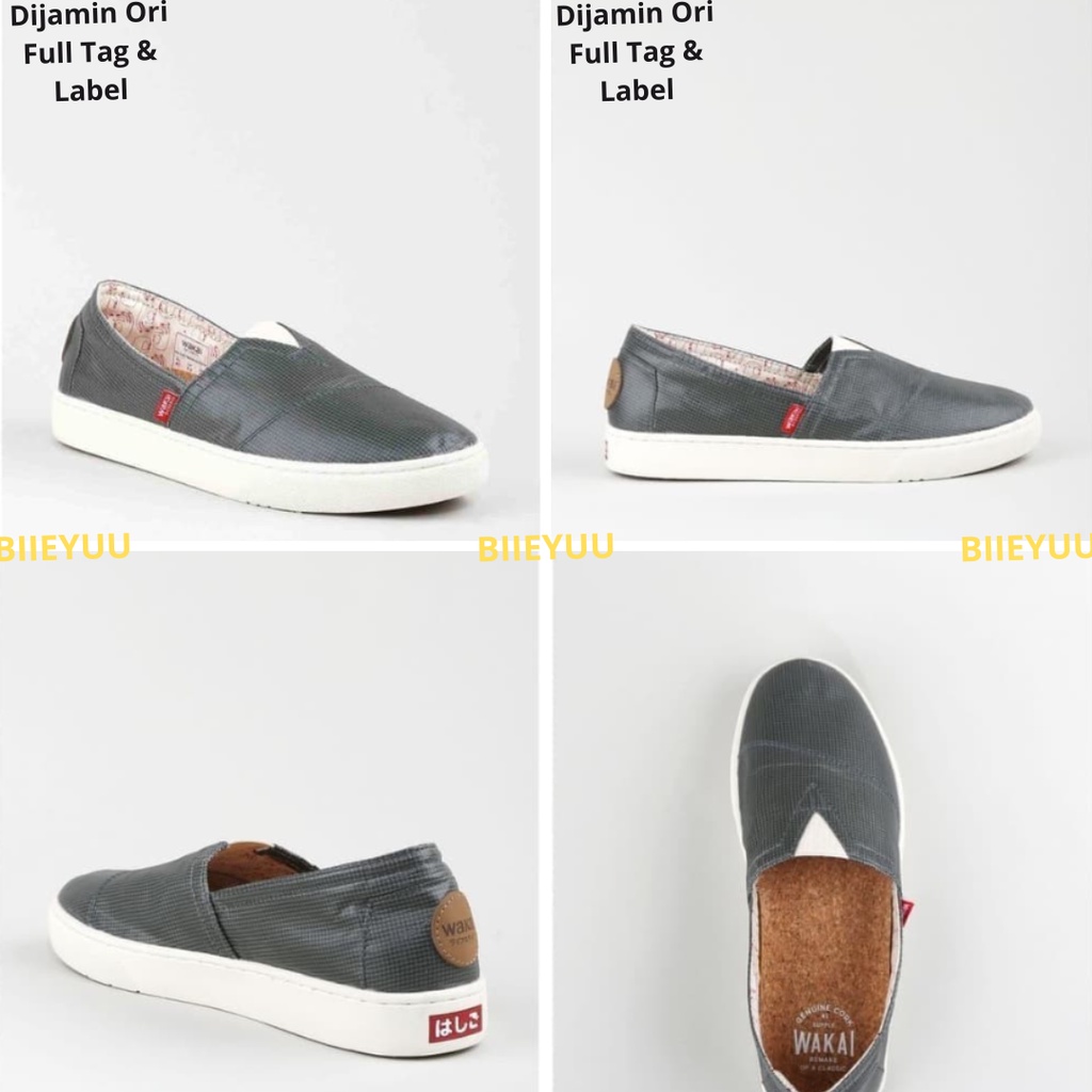 SEPATU WAKAI HASHIGORIPSTOP SEPATU SLIP ON