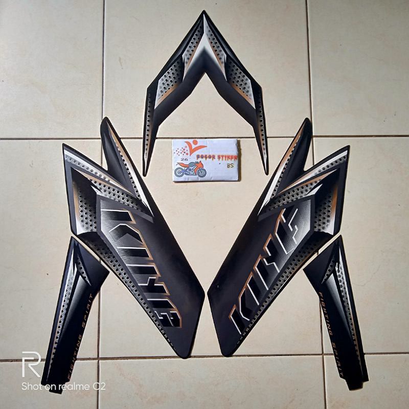 STRIPING LIST BODY RX KING 2008 HITAM STICKER BODY RX KING 2008 HITAM