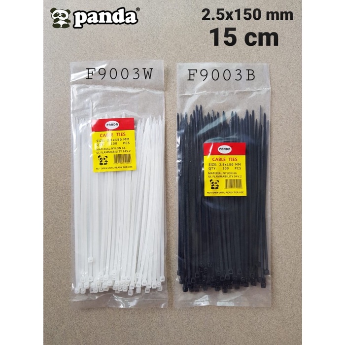 Kabel tis 2,5x150 hitam/putih PANDA