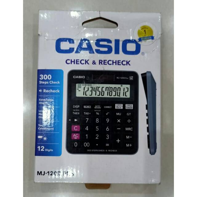 

KALKULATOR CASIO MJ 120D Plus Original Garansi Resmi