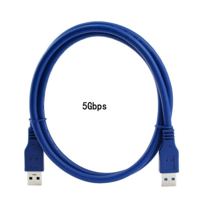 Kabel USB 3.0 Male to Male Up To 5Gbps Kualitas Terbaik 1.5M