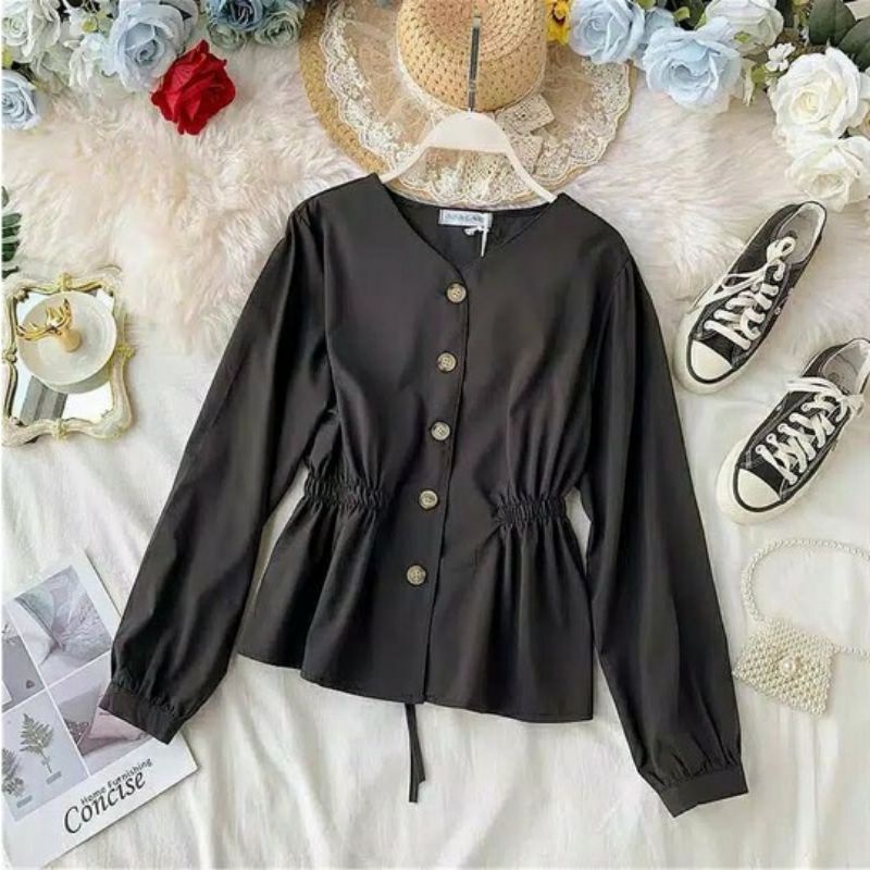 Arifirn Blouse Poka Top - Blouse Wanita | Kemeja Wanita