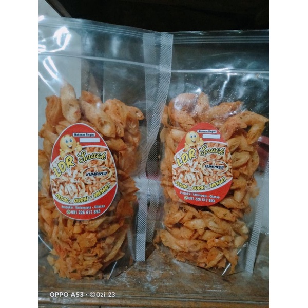 

seblak kering>LDR snack & kumpiker(kulit lumpia kering)>LDR snack extra daun jeruk& rempah" alami