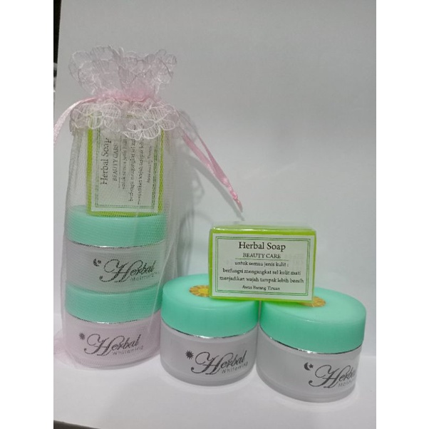 Cream Herbal Algae Original Hologram (Hijau)