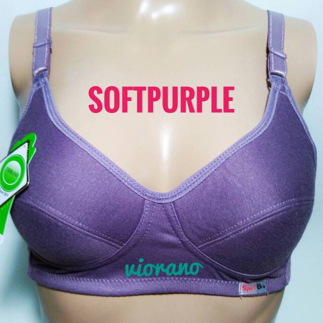 Sport Bra Viorano Hanna Jumbo Size 38 40 42 44 46 Bahan Adem Dan Tanpa Kawat Bh Wanita Murah Bra Cewek Kutang Ibu Pakaian Dalam Wanita