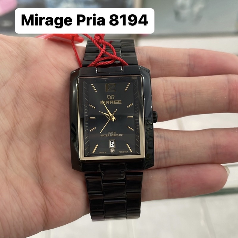 Jam Tangan Mirage 8194 Pria Hitam
