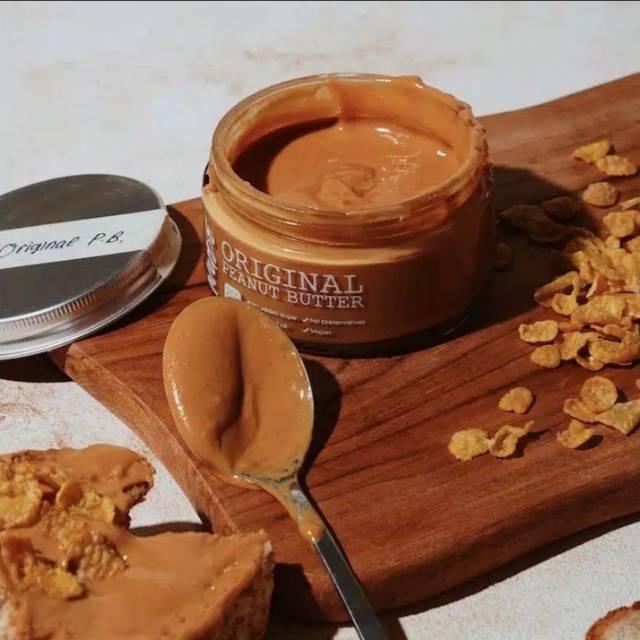 

NUDE Original Peanut Butter - Selai Kacang Vegan, Organic Unsweetened Spread