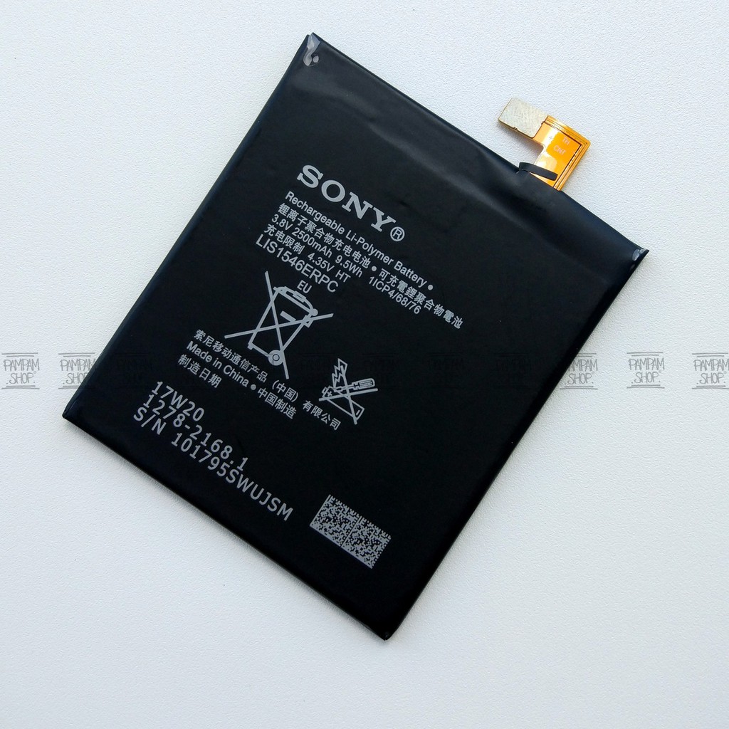 Baterai Sony Xperia C3 T3 LIS1546ERPC Original OEM Batre Batrai Battery HP L1S1546ERPC