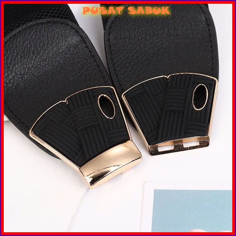 Ikat Pinggang Wanita Sabuk Women Belt Karet Fashion Gesper Obi Cewek Korea Oby Polos Gasper Elastis