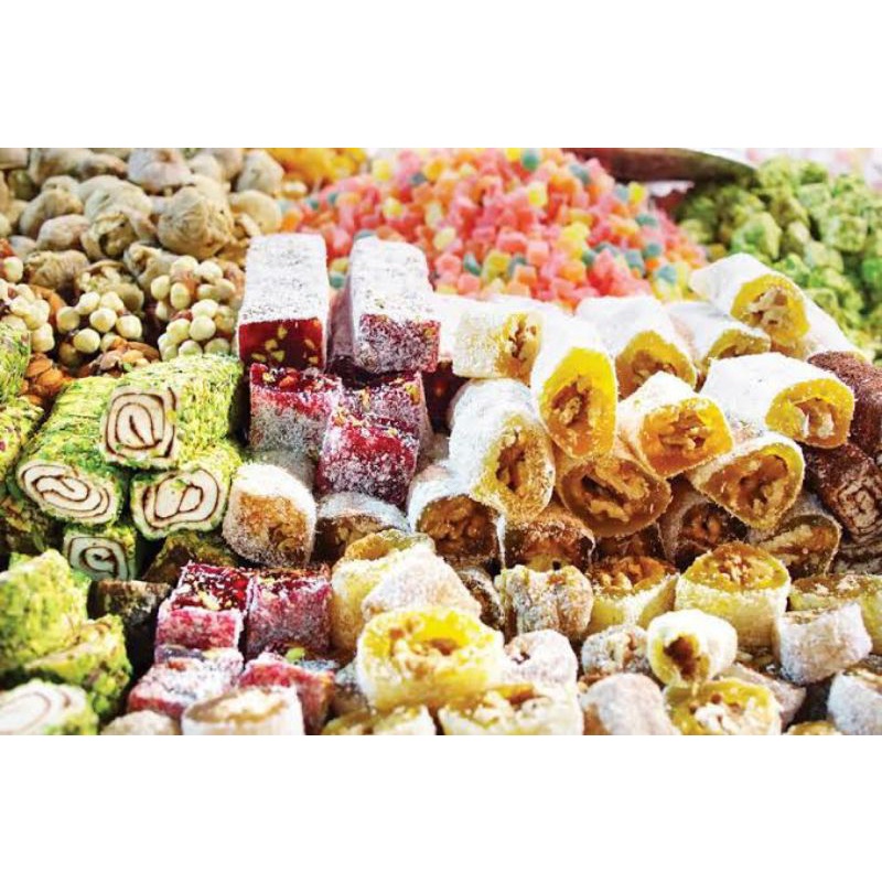 

Turkish delight lokum premium dessert makanan oleh oleh turki restoran safa hafiz antepli gaziantep