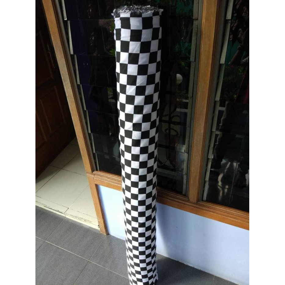 Bw6 Kain Kotak Catur / Kain Kotak Bali / Bahan Katun