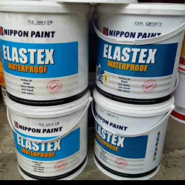 Elastex Waterproof  Cat  pelapis anti bocor Berat 4 kgl 