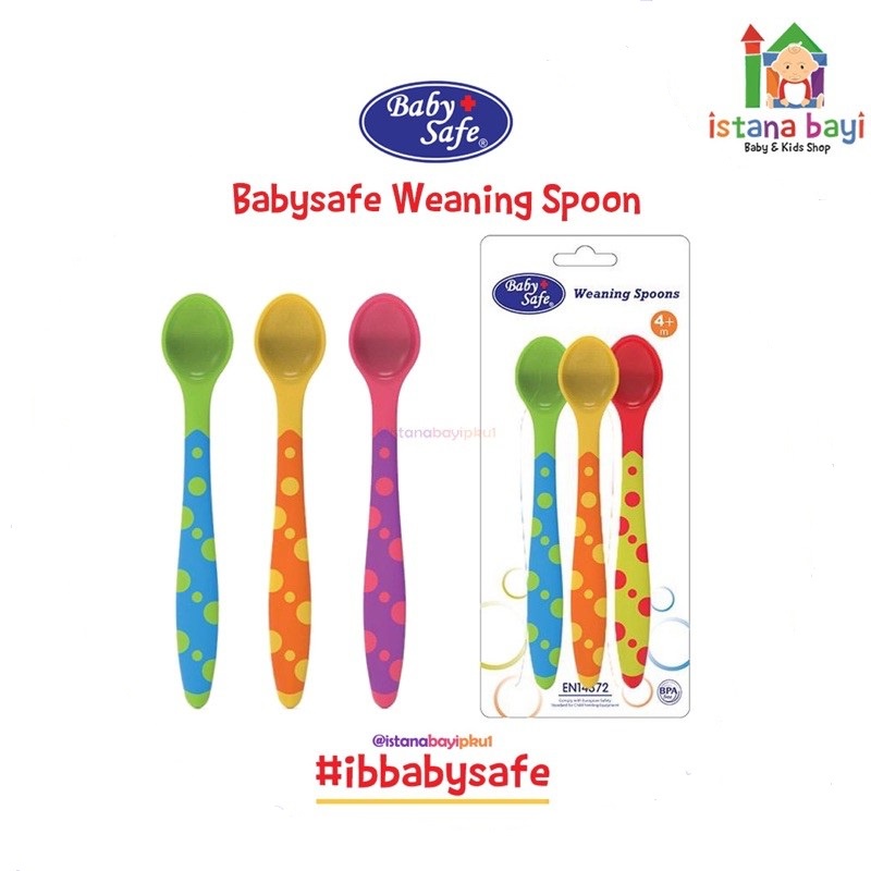 Baby Safe Weaning Spoon BS351 - Sendok makan bayi