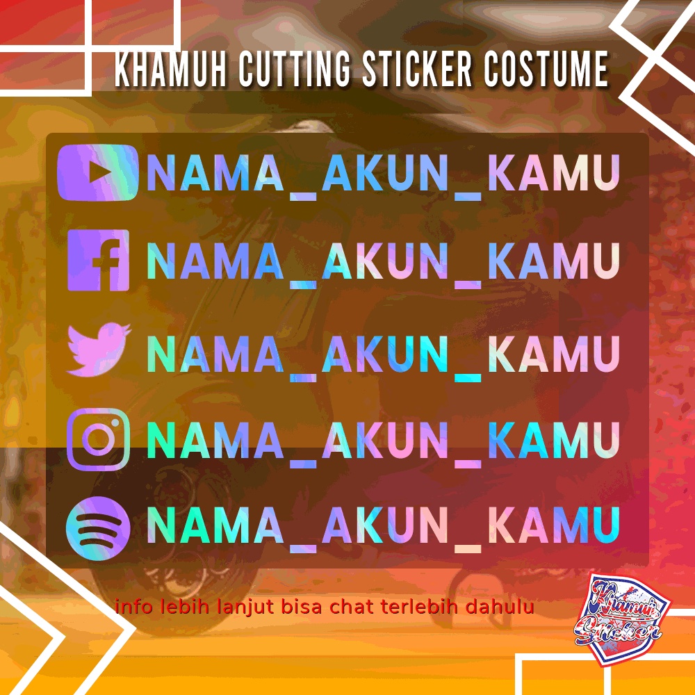 

Sticker Costume Nama