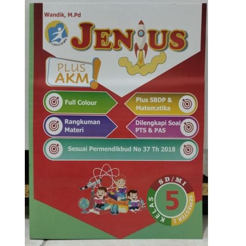 

(ViY☛) Buku JENIUS KELAS 5 SD/MI Semester 1 Tahun 2022 ||Lagi.diskon