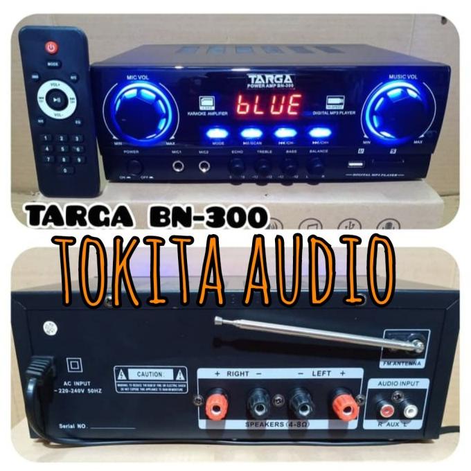 AMPLIFIER TARGA BN 300 AMPLI TARGA BN300 ORIGINAL BLUETOOTH USB ORI .