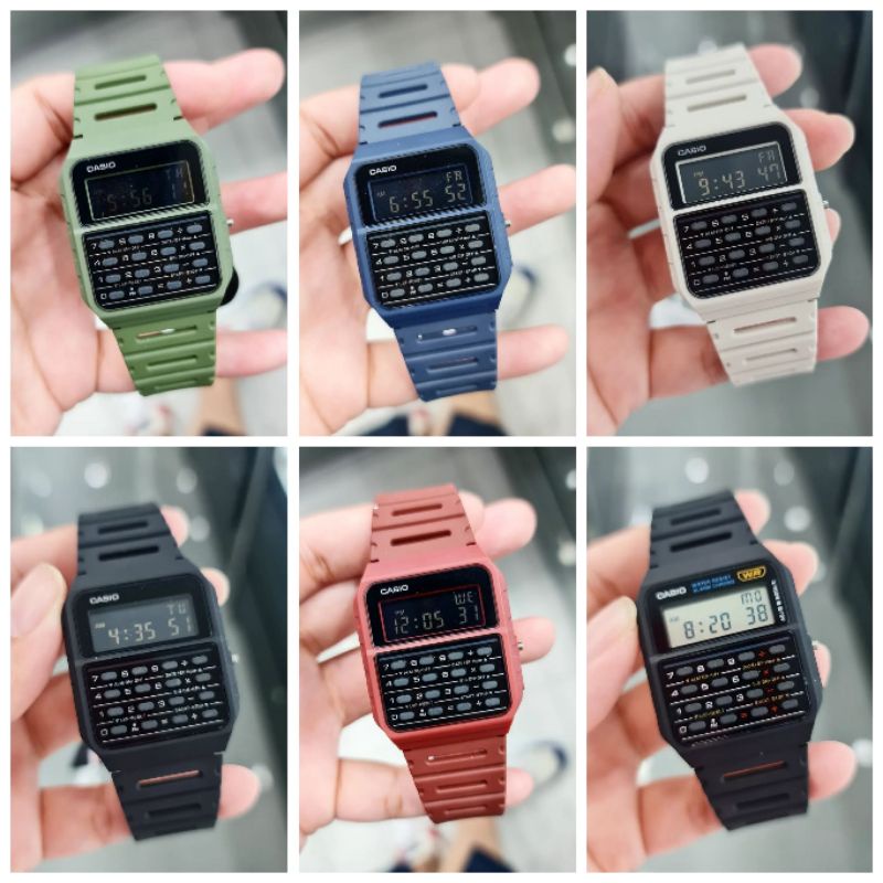 Jam Tangan Unisex Casio CA-53WH series New 53 Original Garansi Resmi