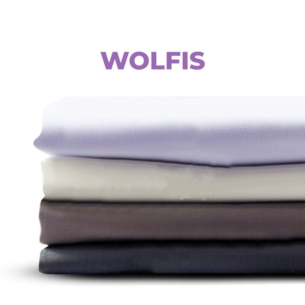 Kain Wolfis Wollpeach Premium 0.5 Meter (Seri 2) - Bahan Wolvis Wolpeach