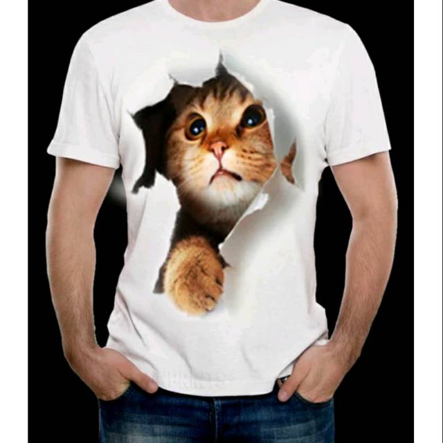 Kaos kucing merobek