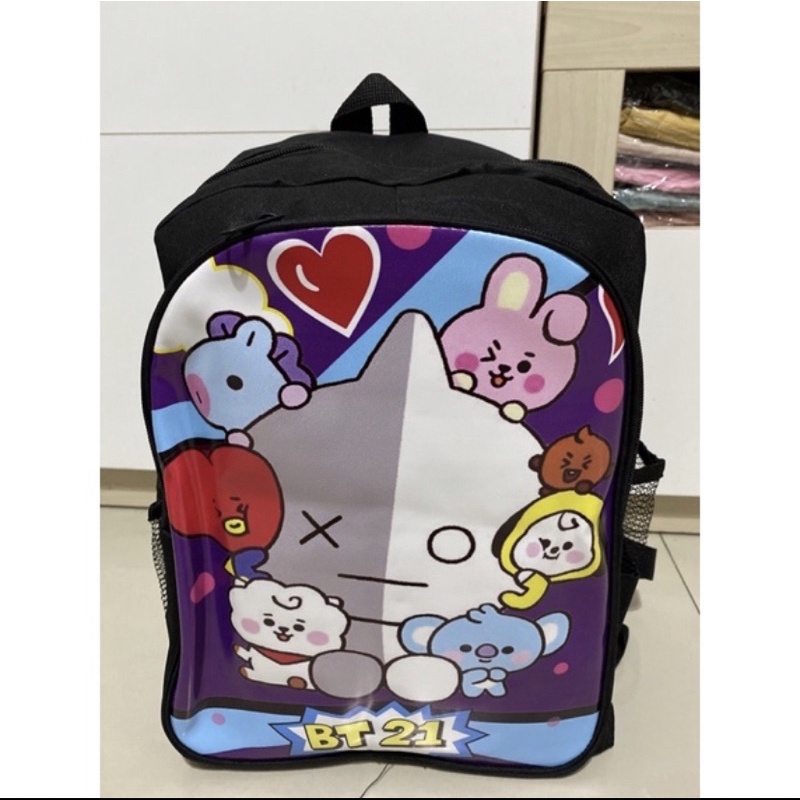 Liezela collection-Tas Ransel Anak sekolah perempuan/Tas Anak Tk SD, Tas karakter BT21/Tas  Ransel Terlaris 2022.