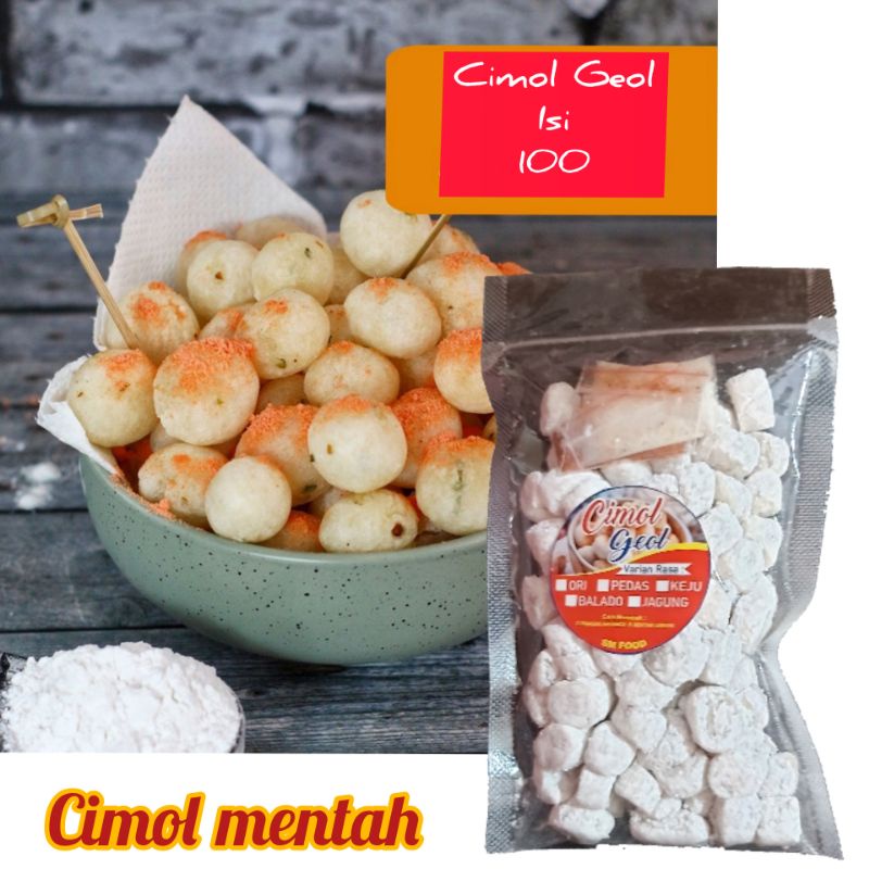 

Cimol Mentah Isi 100pcs Khas Tasik Gratis Bumbu