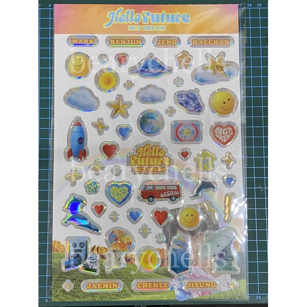 Sticker Epoxy Hello Future Jaemin NCT Dream SEALED