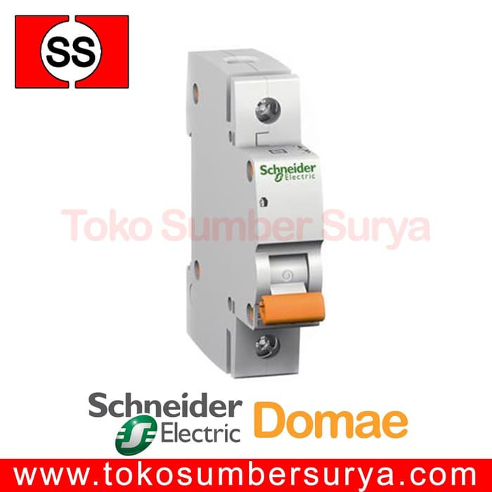 Saklar Broco - Saklar - Perlengkapan Listrik Mcb Domae / Schneider 1X20A Produk Terbaik