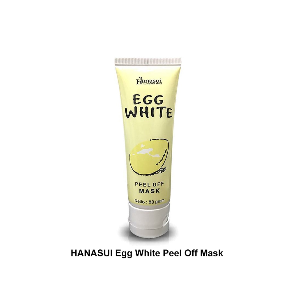Egg White Peel Off Mask / Masker Putih Telur / Masker Penghilang Komedo, Jerawat, Bekas Jerawat - Ha