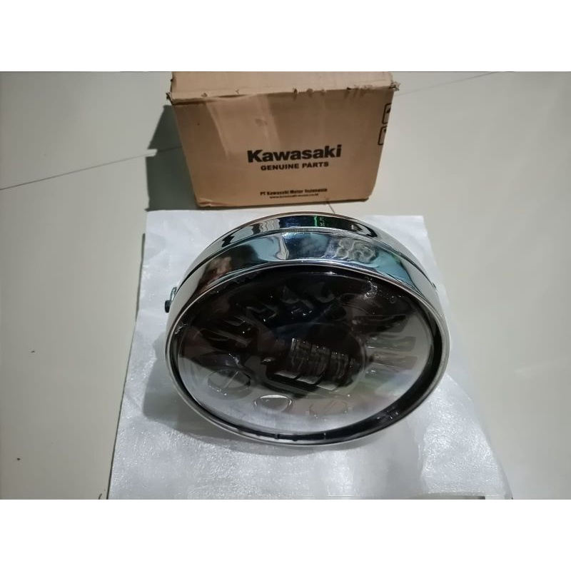 Paket Lampu Depan Ninja SS batok ninja ss head lamp ninja SS Bulat Original Kawasaki set daymaker 19