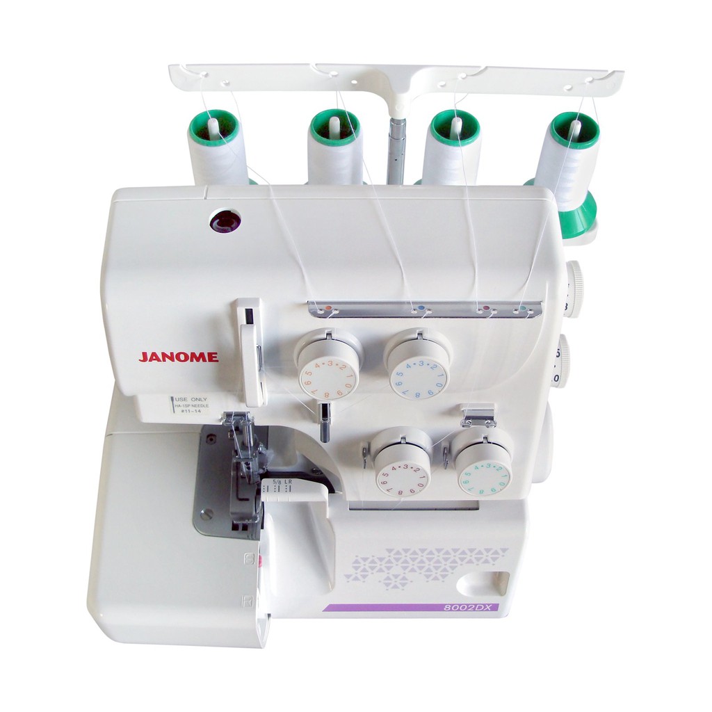Janome 8002D Mesin Obras Portable - Putih