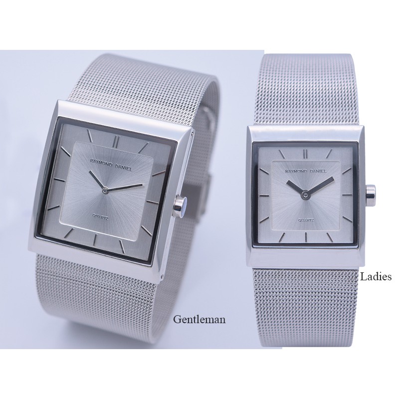 Raymond Daniel RD040 Silver White, Jam Tangan Couple(Bisa Beli Satuan),Original