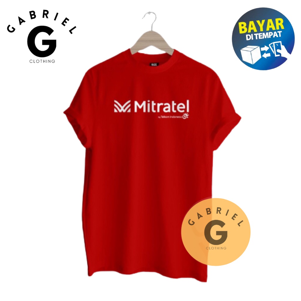 Kaos Distro Mitratel Mitra Tel Telkomsel By Telkom Indonesia / Kaos Pria dan Kaos Wanita Bahan Katun