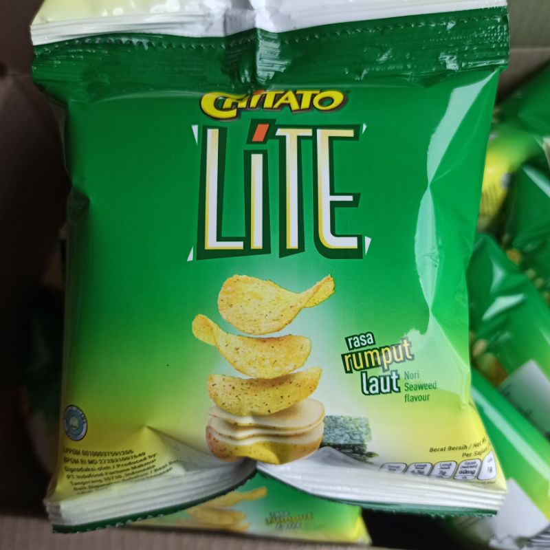 

Chitato Lite Snack Kentang Rasa Rumput Laut 14 Gram