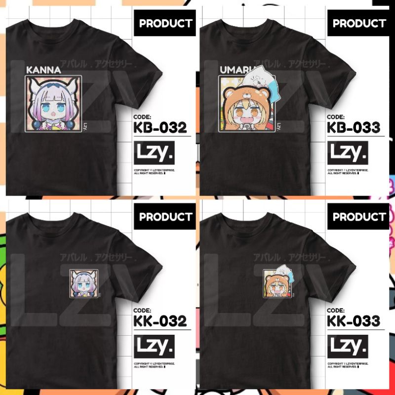 [PRE-ORDER] KAOS MISS KOBAYASI'S DRAGON MAID KANNA / HIMOUTO  UMARU-CHAN Design by LZY