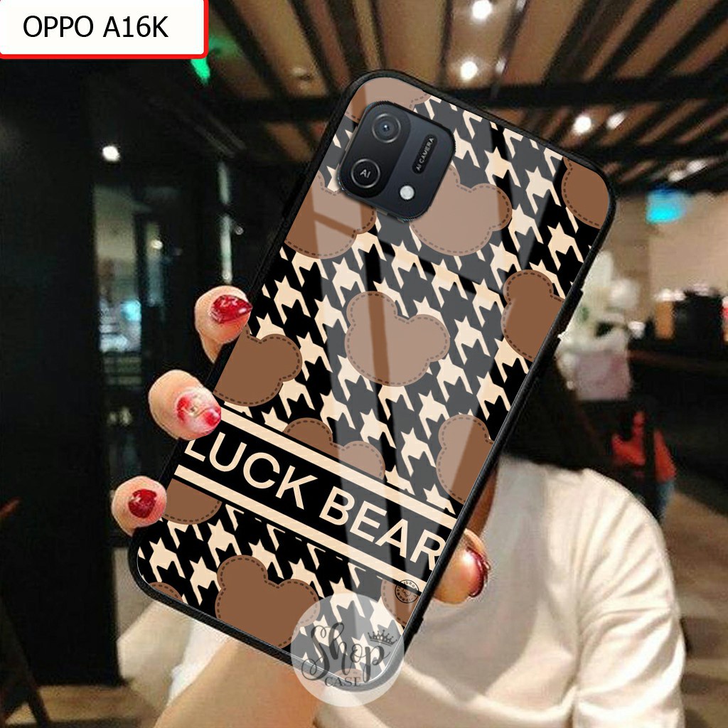 Softcase Glass Oppo A16K A16E  - Case Oppo A16K A16E - Case Lucu - case Oppo A16K A16E - kesing Oppo