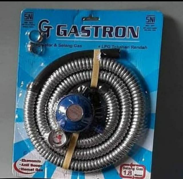 selang gas paket gastron ( selang +regulator gas