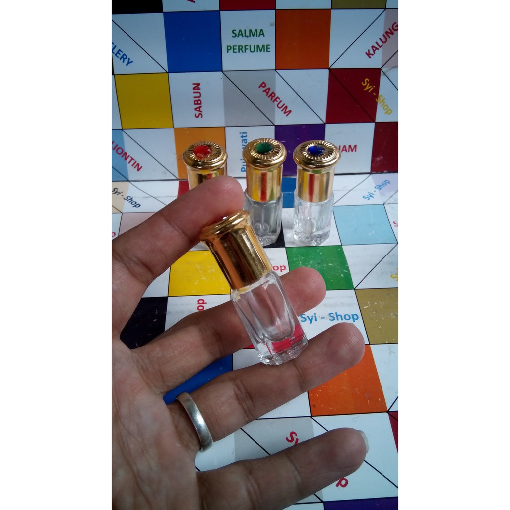 Botol Parfum Roll On 3 ml  Permata