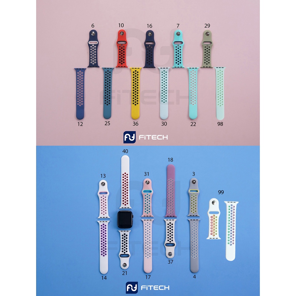 [PREMIUM] 1 FITECH Strap NIKE Smart Watch  Series 3 4 5 6  HW12 HW16 T500 W26 IWO8 38 40 42 44