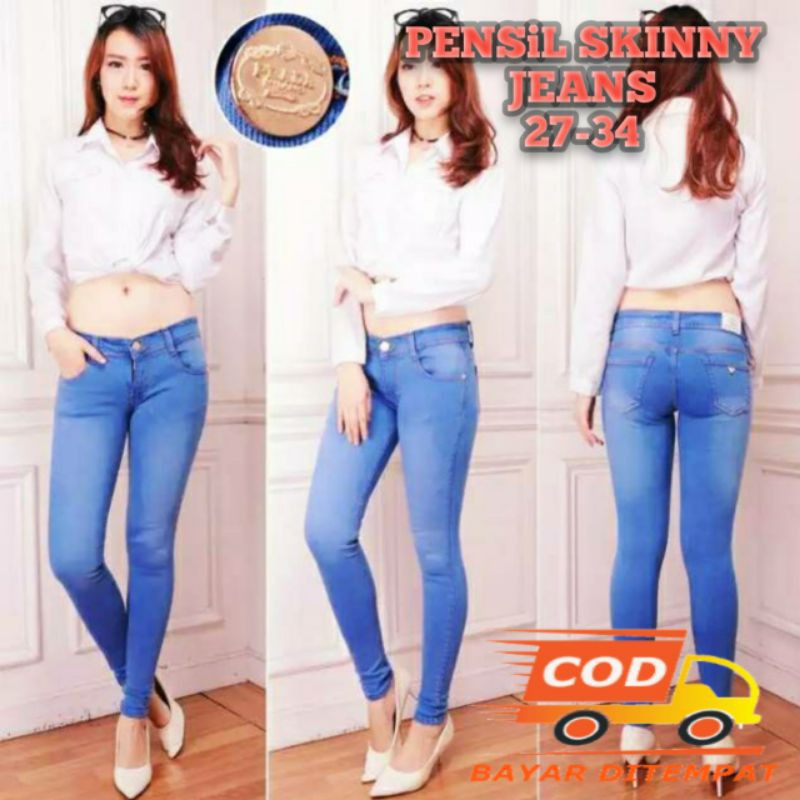 Celana Jeans Wanita / Celana Panjang Skinny / Celana Stret Wanita