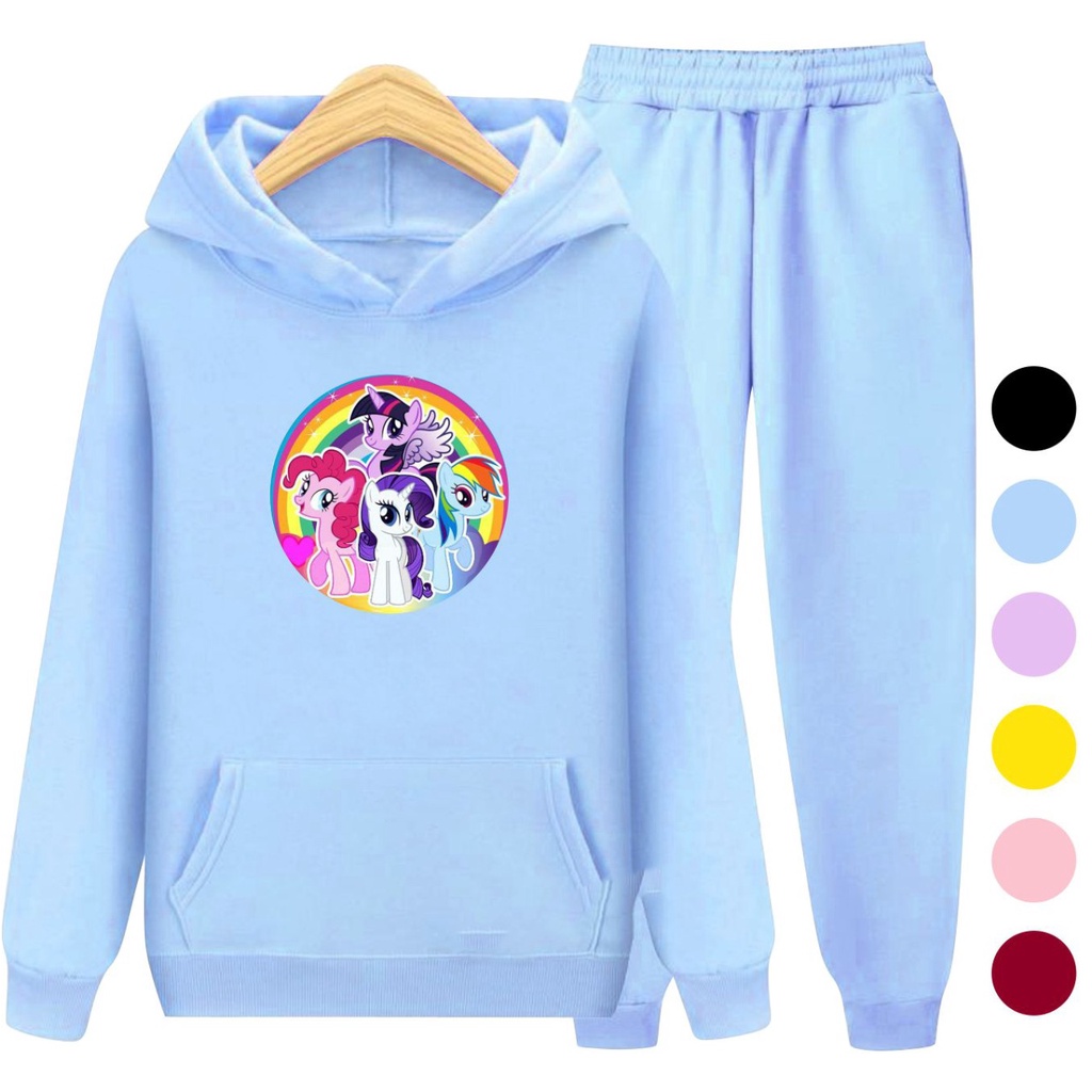 Setelan Sweater Hoodie KUDA PONI  / Sweater Anak-Anak Remaja Size S, M , XL , XXL