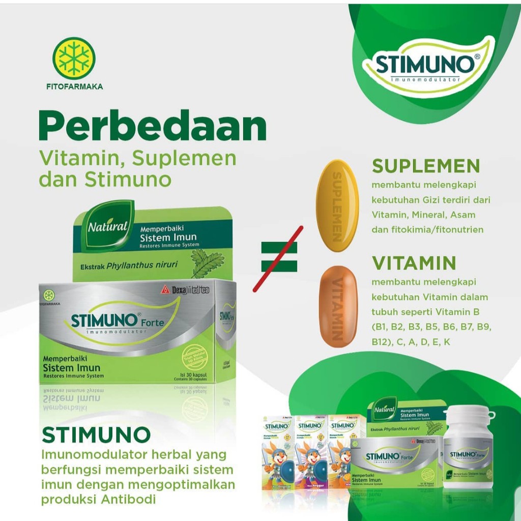 BPOM STIMUNO FORTE ISI 10 TABLET &amp; 30 TABS / STIMUNO VITAMIN / SYE