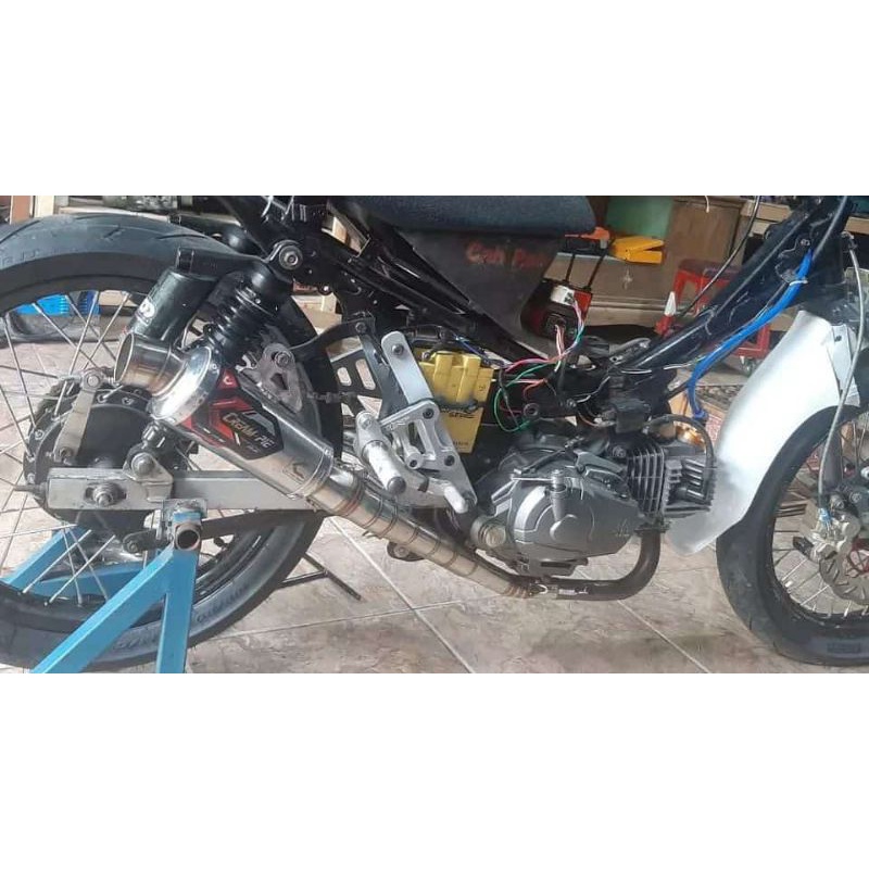 Knalpot Creampie Original Jogja Jupiter z vega  130 Road Race CP2 MP Bebek Stainless original racing