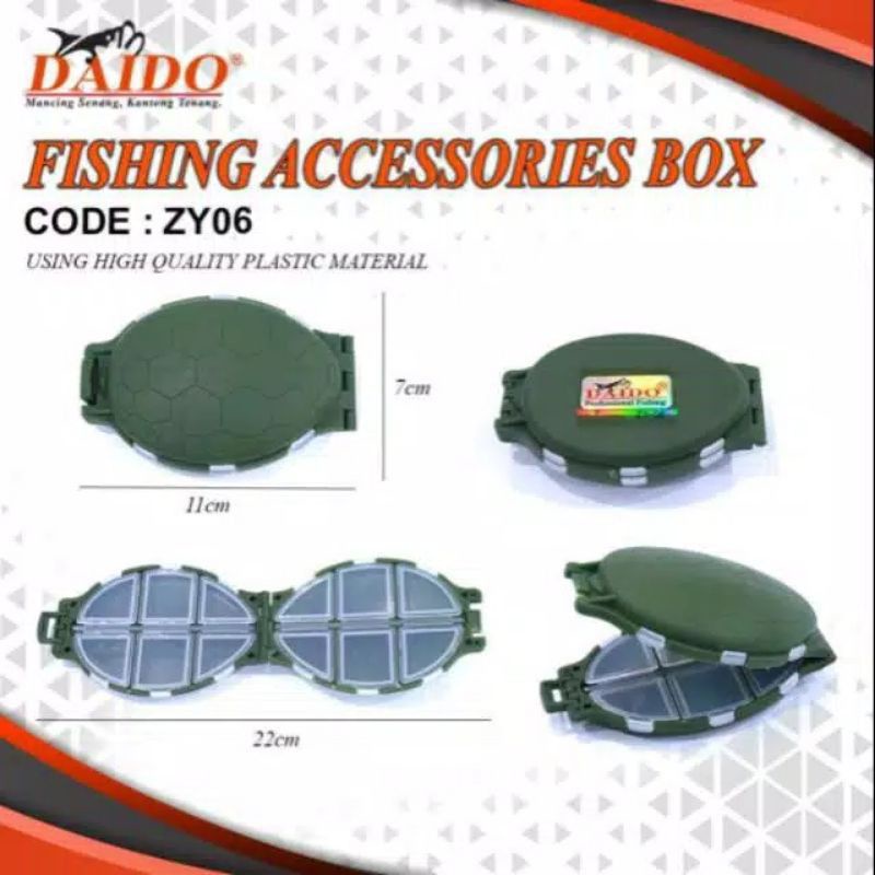 kotak kail kura kura, kotak kail daido, kotak kail murah, kotak kail kecil, kotak pancing kecil, kot