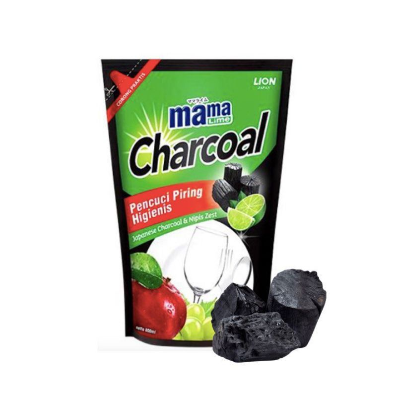 Mama Lime Charcoal,Sabun Pencuci Piring 780ml